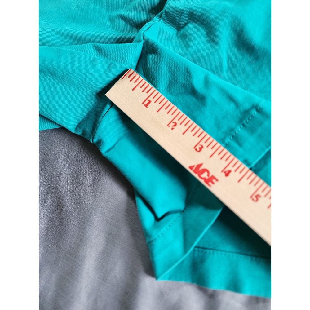 Victoria's Secret Teal Blue Chino Shorts Women's Size 6 Mid Rise 4.5" Inseam - Picture 5 of 5